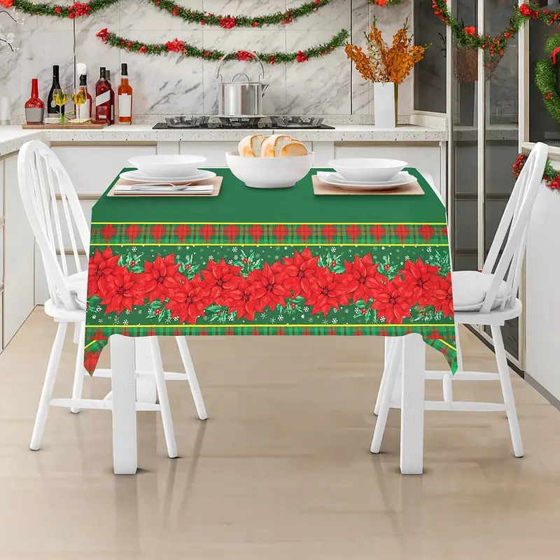 Mantel Navideño, Color Verde 1