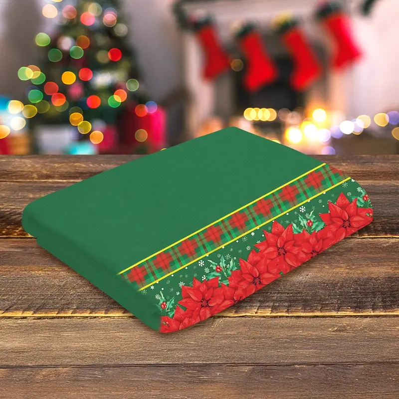 Mantel Navideño, Color Verde 2