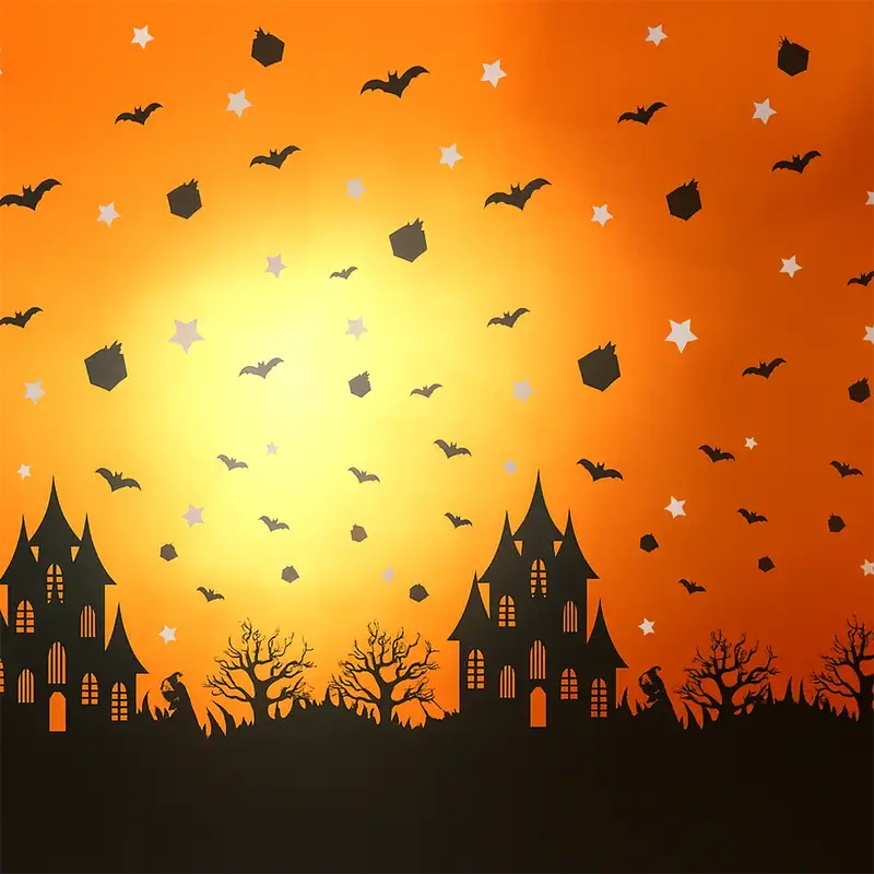Mantel, Plástico, Color Naranja, Halloween 2