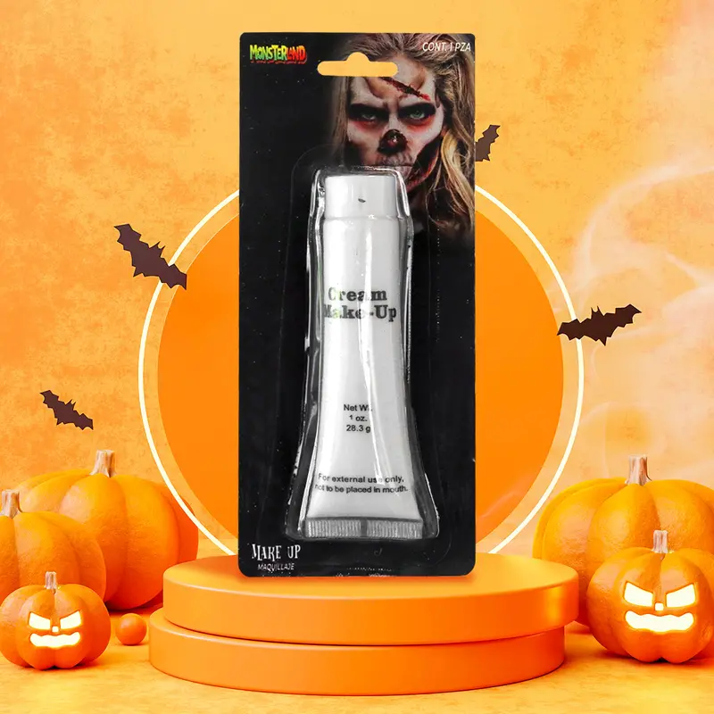 Maquillaje Líquido Para Halloween, Color Blanco 1