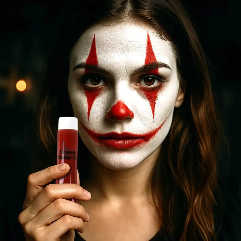 Maquillaje Líquido Para Halloween, Color Rojo 2