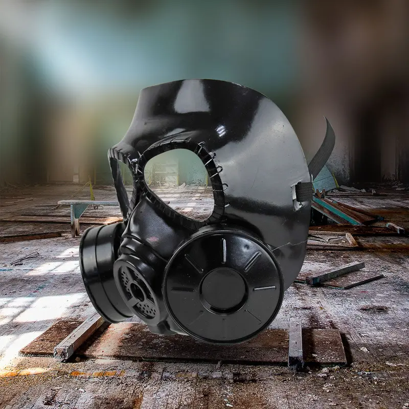 Máscara De Gas Color Negro Para Disfraz 2