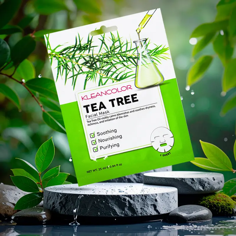 Máscara Facial Con Aceite De Árbol De Té 1