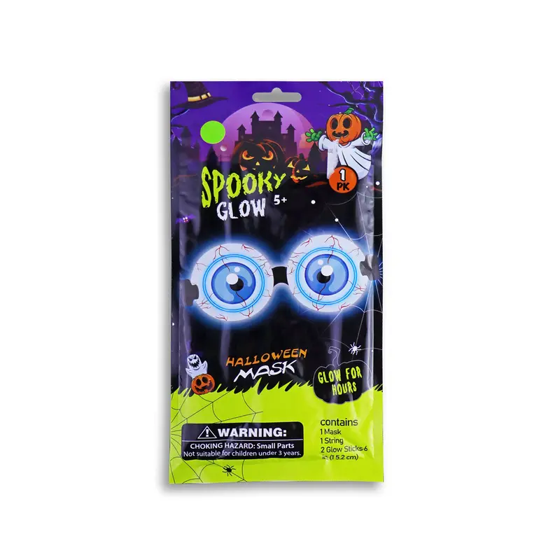 Máscara Fluorescente Color Verde Para Halloween 2
