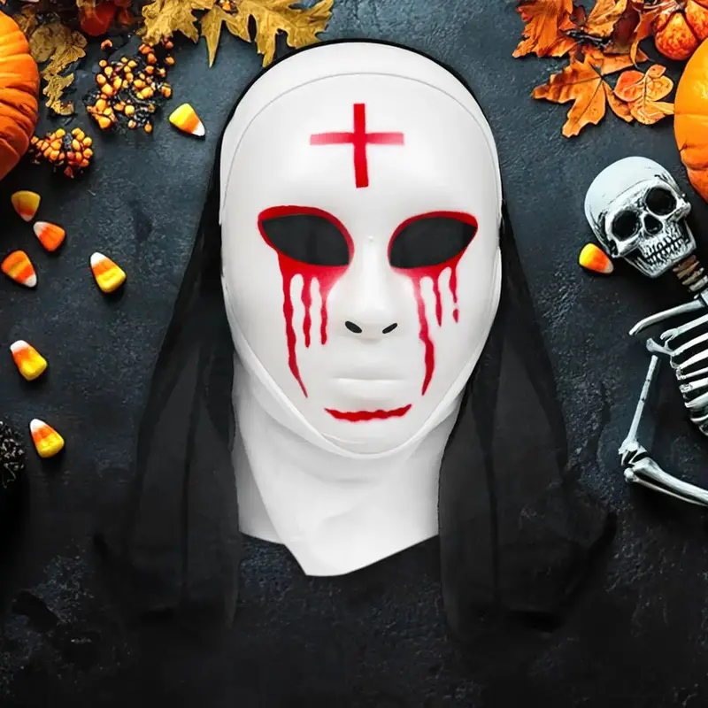 Máscara Monja, Disfraz De Halloween 2