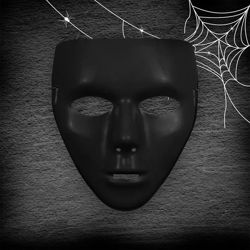 Máscara Para Disfraz De Halloween, Color Negro 2