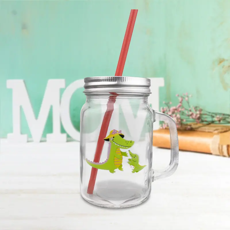 Mason Jar Cocodrilo 450Ml, Día De Las Madres 1