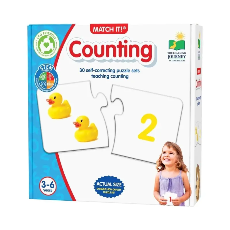 Match It! Counting Puzzle Cards 1