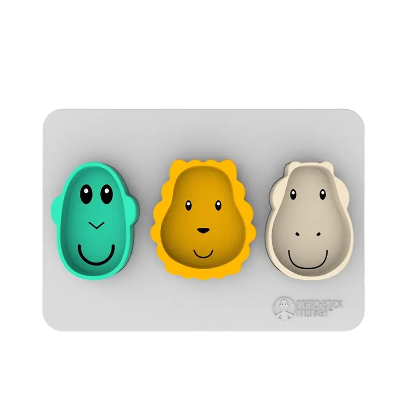 Matchstick Monkey Animal Snack Mat 1