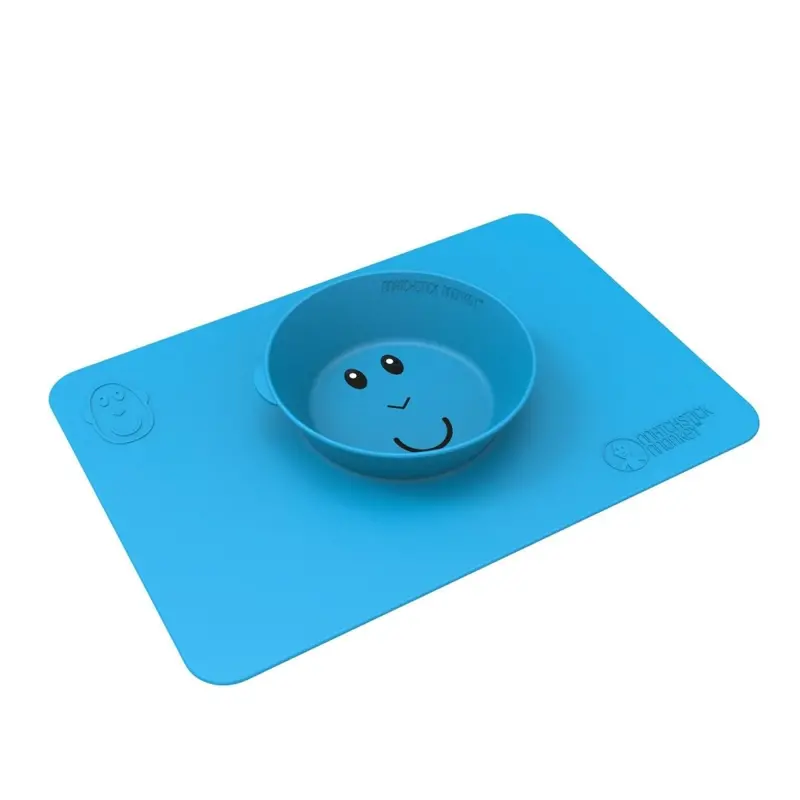 Matchstick Monkey Anti-Slip Bowl - Blue 1