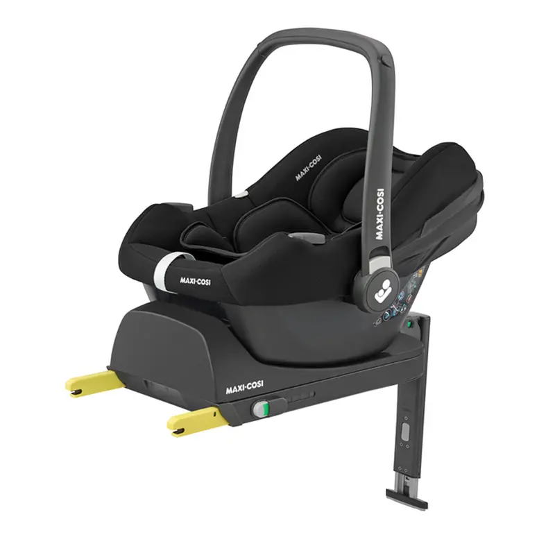 Maxi-Cosi Cabriofix I-Size Car Seat With Base In Essential Black 1