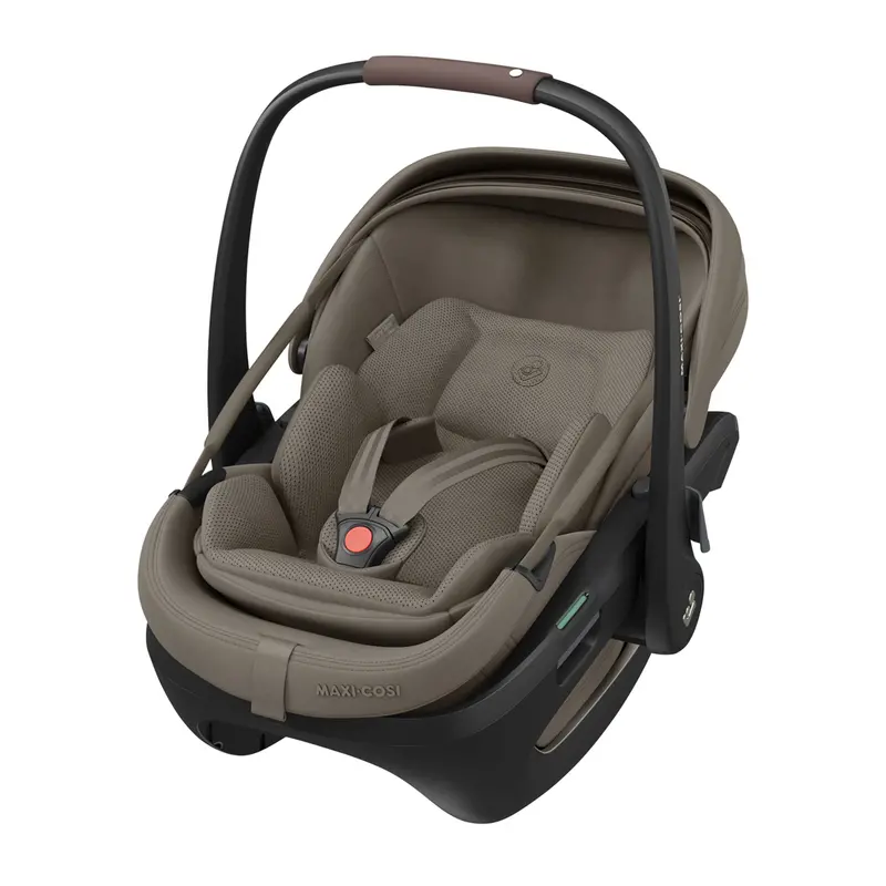 Maxi-Cosi Coral Slide Pro, Pearl Xl Slide Pro & Base Bundle In Oak Truffle 2