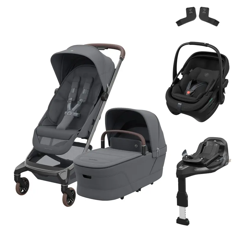 Maxi-Cosi Fame Cabin Zero G Bundle In Moon Graphite 1