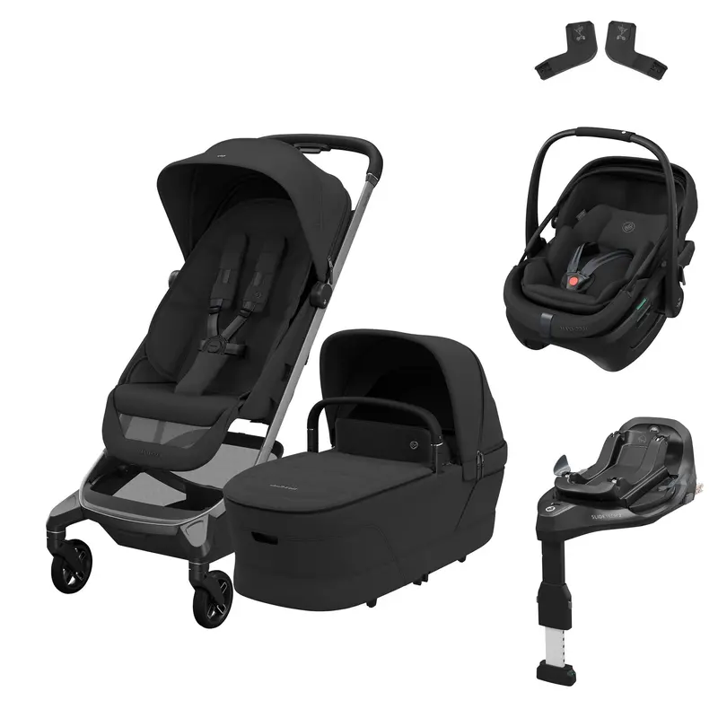 Maxi-Cosi Fame Cabin Zero G Bundle In Onyx Black 1