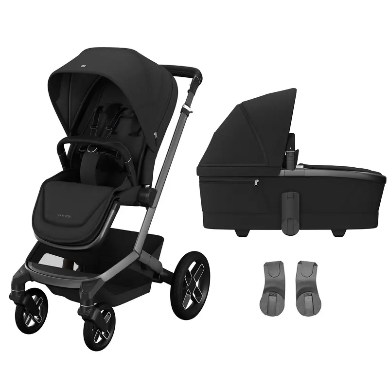 Maxi-Cosi Fame Pram With Carrycot In Twillic Black 1