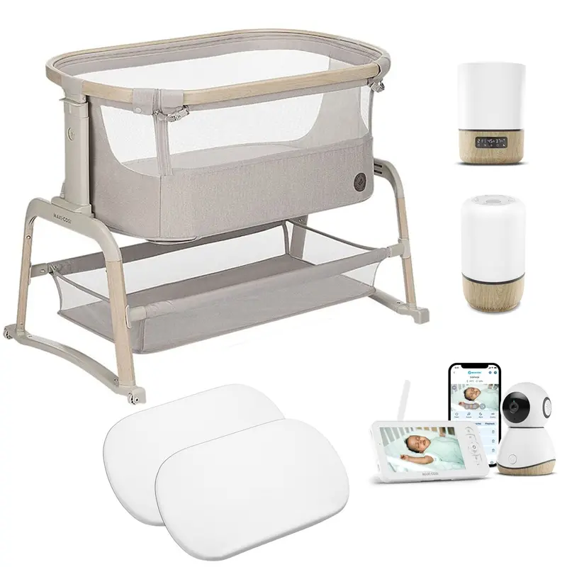 Maxi-Cosi Home Ultimate Sleep Bundle In Classic Beige 1