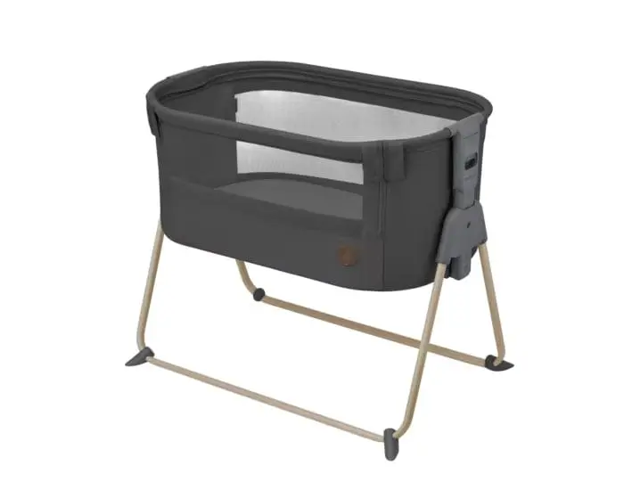 Maxi-Cosi Tori Bedside Crib In Beyond Graphite 1