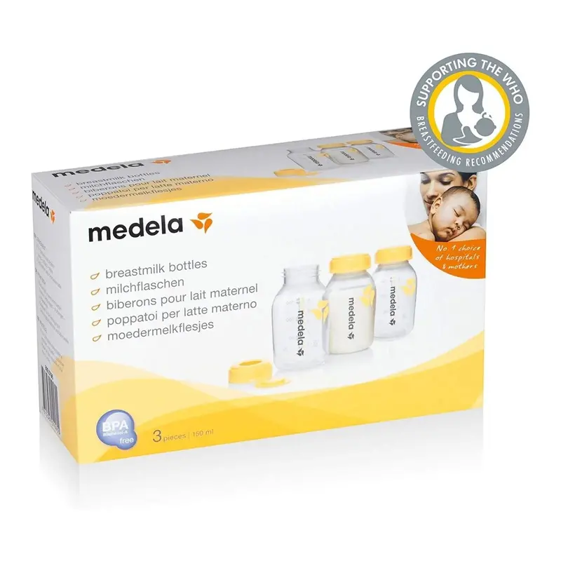 Medela Breastmilk Storage Bottles 150Ml 3 Pcs 2