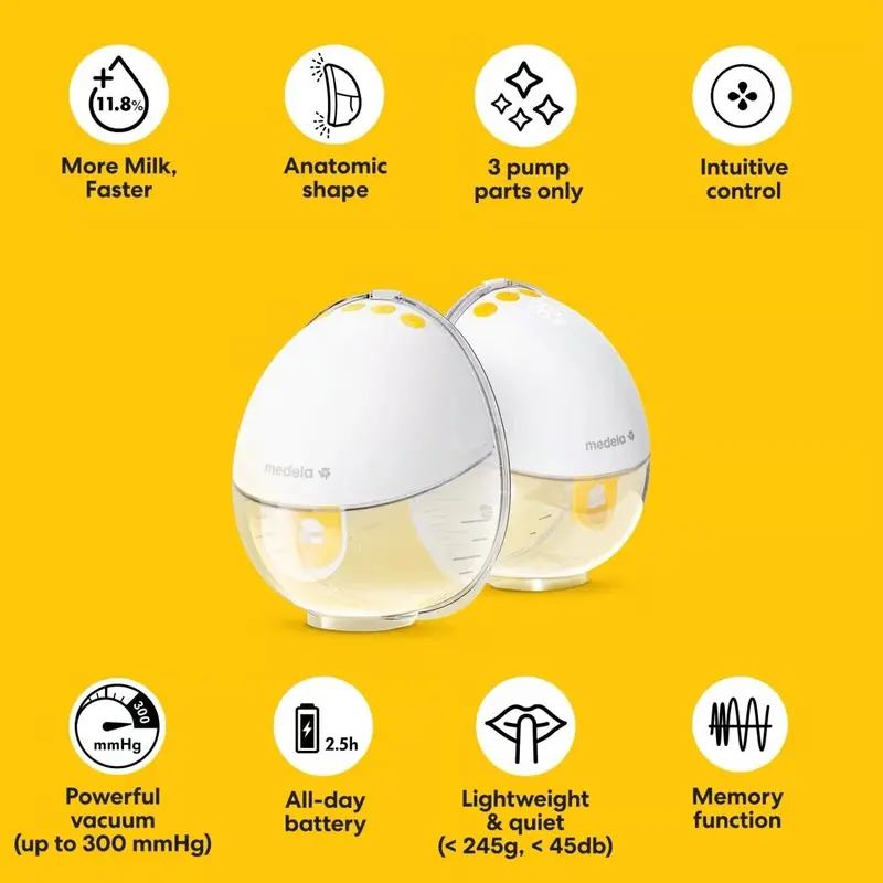 Medela Motion Inbra Double Electric Wearable Breast Pump 2