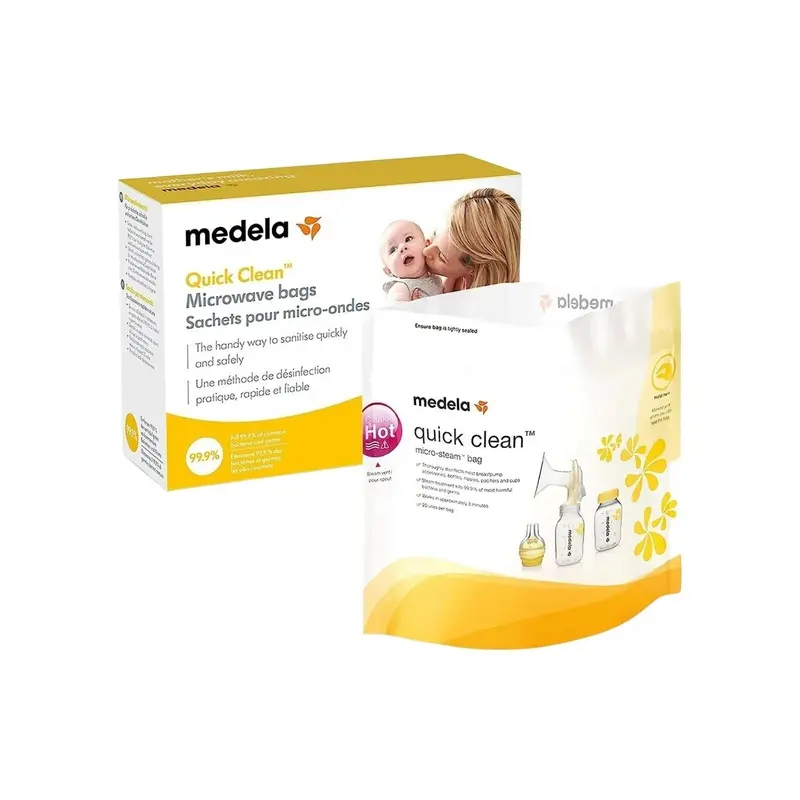 Medela Quick Clean Micro-Steam Bags Pack Of 5 1