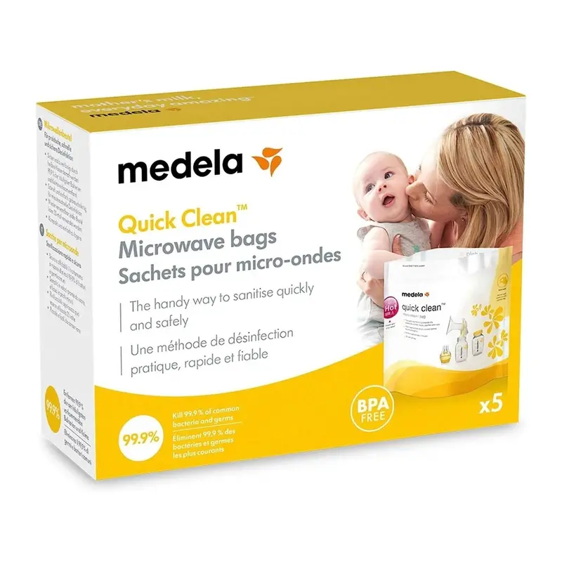 Medela Quick Clean Micro-Steam Bags Pack Of 5 2
