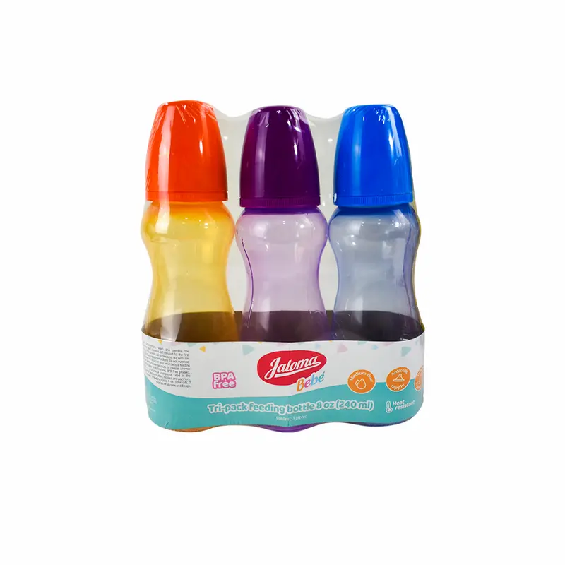 Mega Set De 3 Biberones Jaloma 240Ml 1