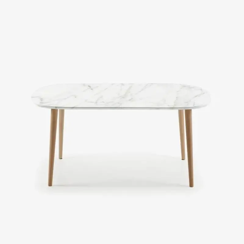 Mesa De Centro Con Tapa De Mármol De Imitación 2