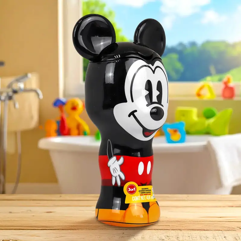 Mickey, Shampoo, Acondicionador Y Jabón Líquido 3 En 1 2