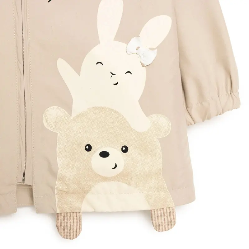 Midimod Girl Raincoat - Beige 5