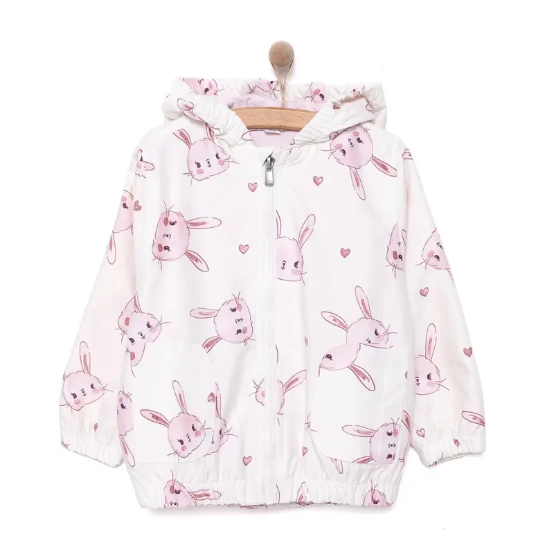 Midimod Girl Raincoat - Ecru 1