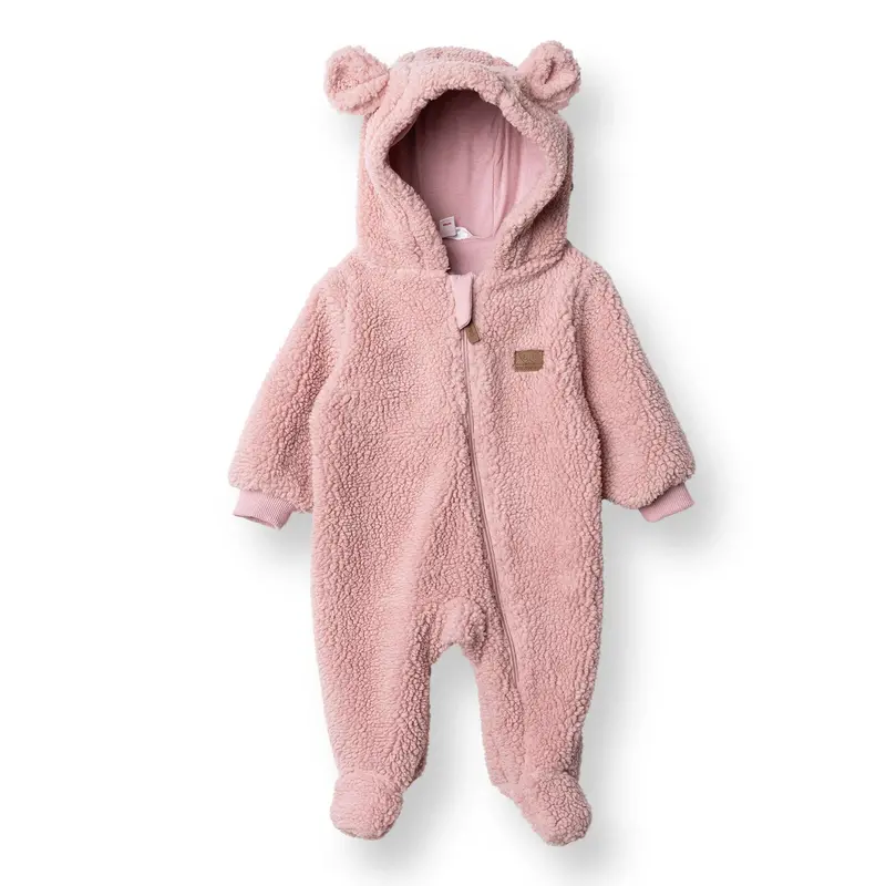 Midimod Newborn Welsoft Footed Jumpsuit - Pink 1