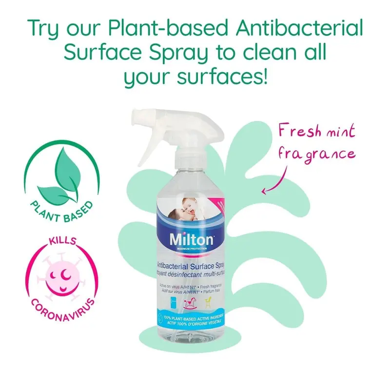 Milton Antibacterial Surface Spray 500Ml 2