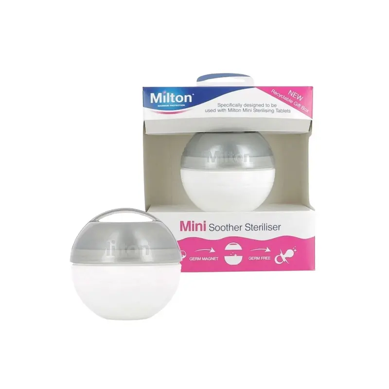 Milton Mini Soother Steriliser Silver 1