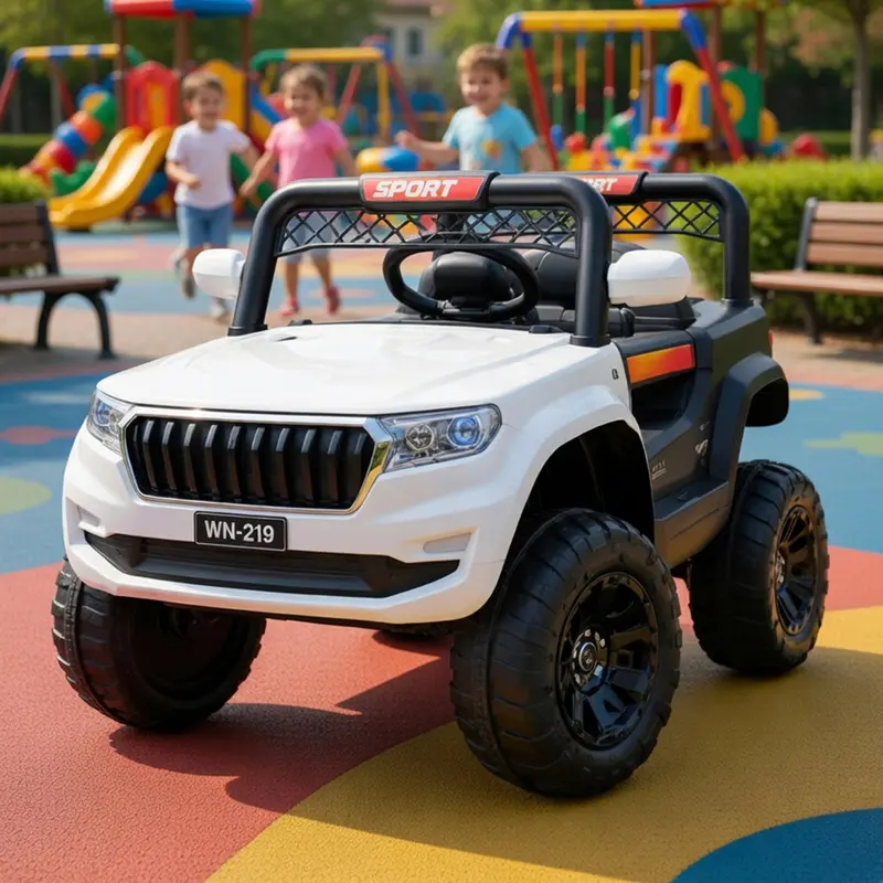 Mini Carrito Montable Para Niños, Color Blanco 1