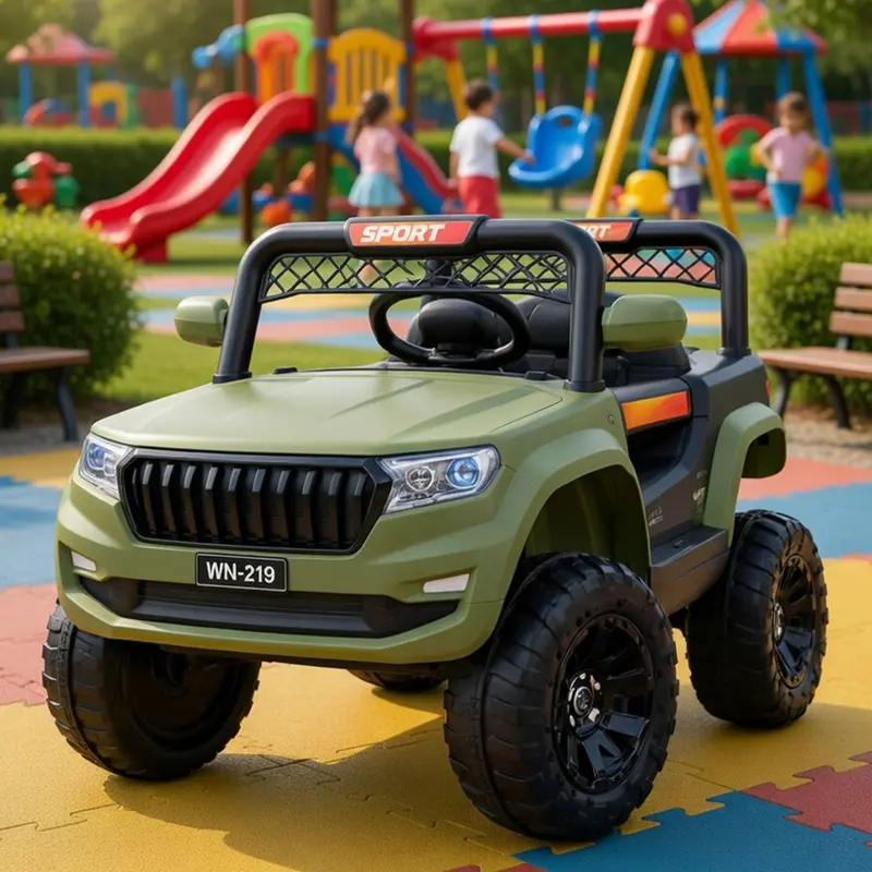 Mini Carrito Montable Para Niños, Color Verde 1