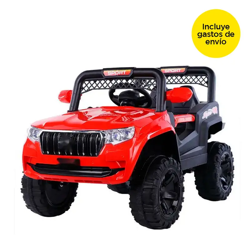 Mini Carro Eléctrico Para Niños Color Rojo 1