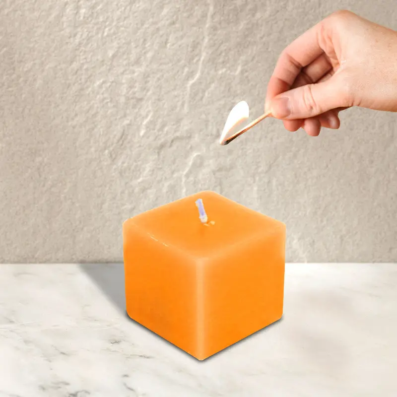 Mini Cirio Aromático Color Naranja 2