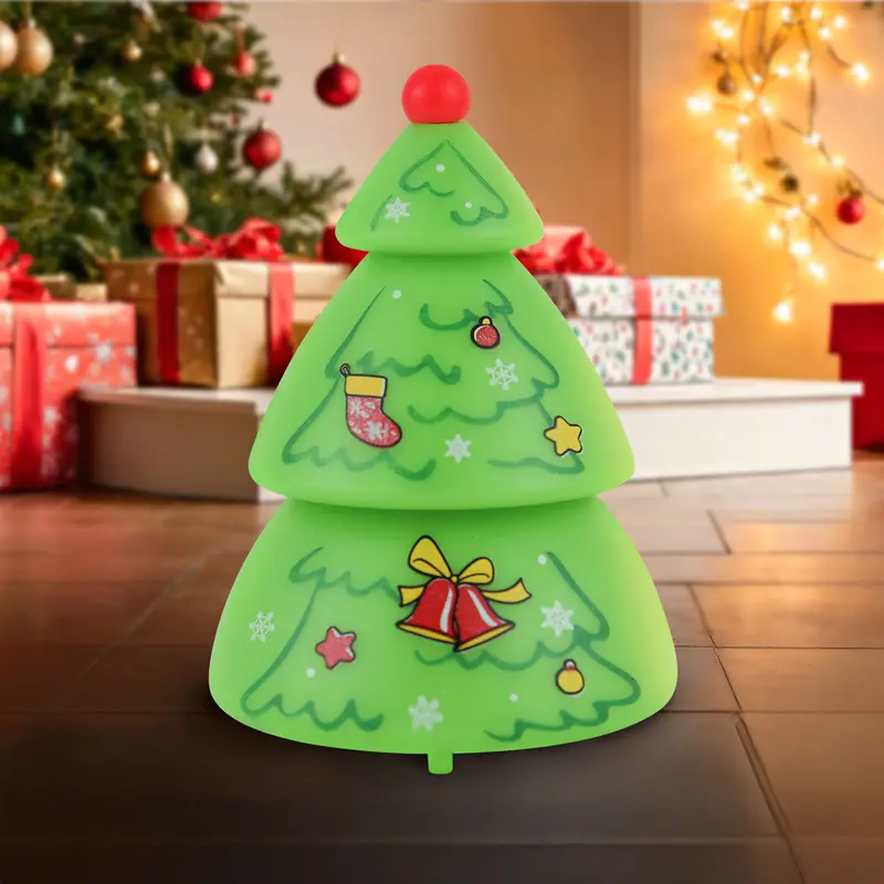 Mini Coche De Juguete En Forma De Árbol Navideño 1