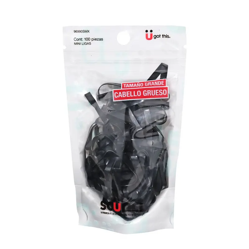 Mini Ligas Para Cabello Grueso, 100 Pzas 1