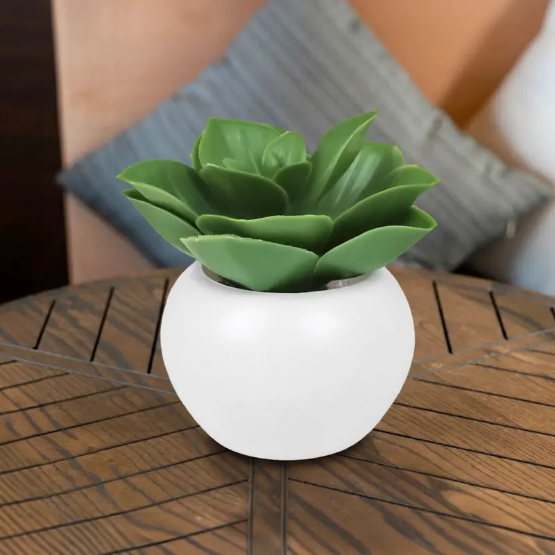 Mini Maceta, Planta Artificial 1