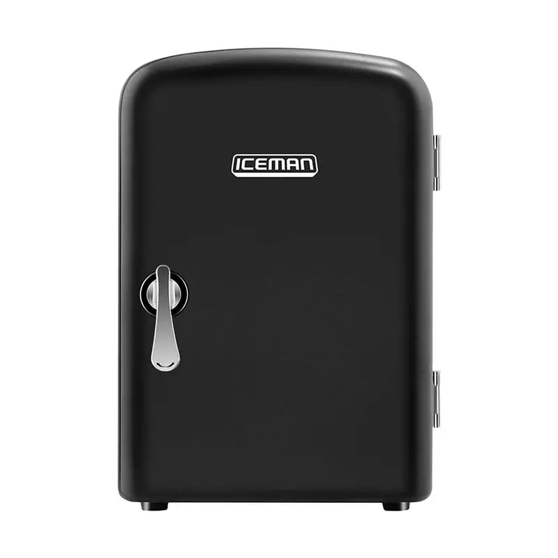 Mini Refrigerador Iceman 4 Litros Puerta Pizarrón Negro Rj48-Black-De-4 1