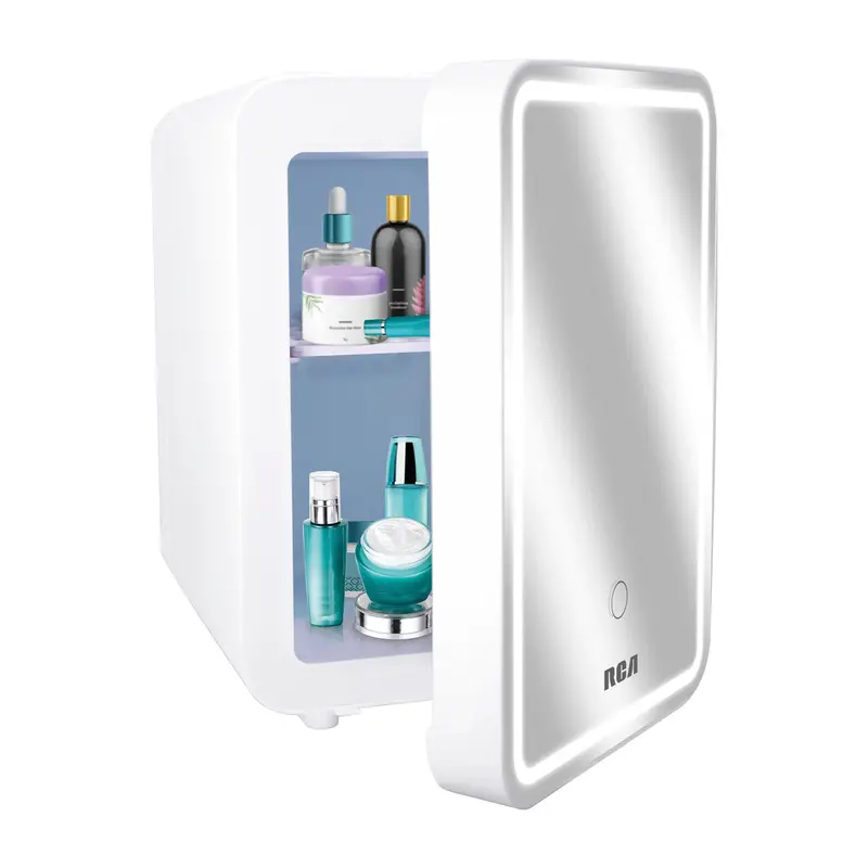 Mini Refrigerador, Rc-4E, Rca, Color Blanco Con Espejo 1