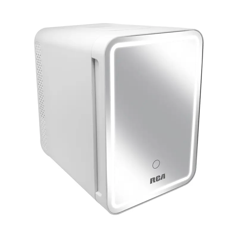 Mini Refrigerador, Rc-4E, Rca, Color Blanco Con Espejo 2