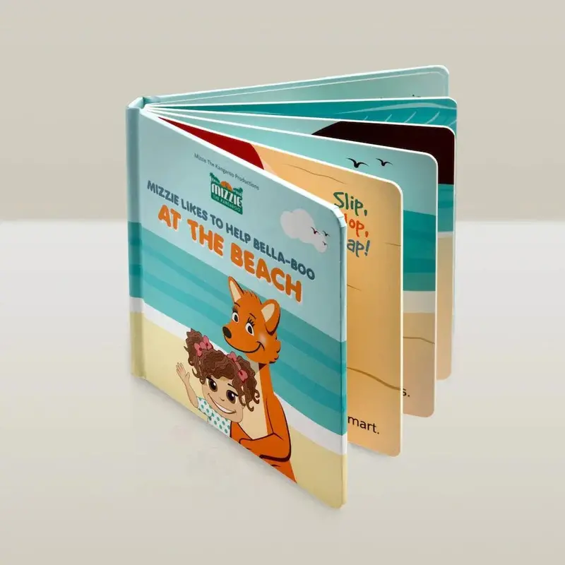 Mizzie The Kangaroo At The Beach Touch & Feel Book 1