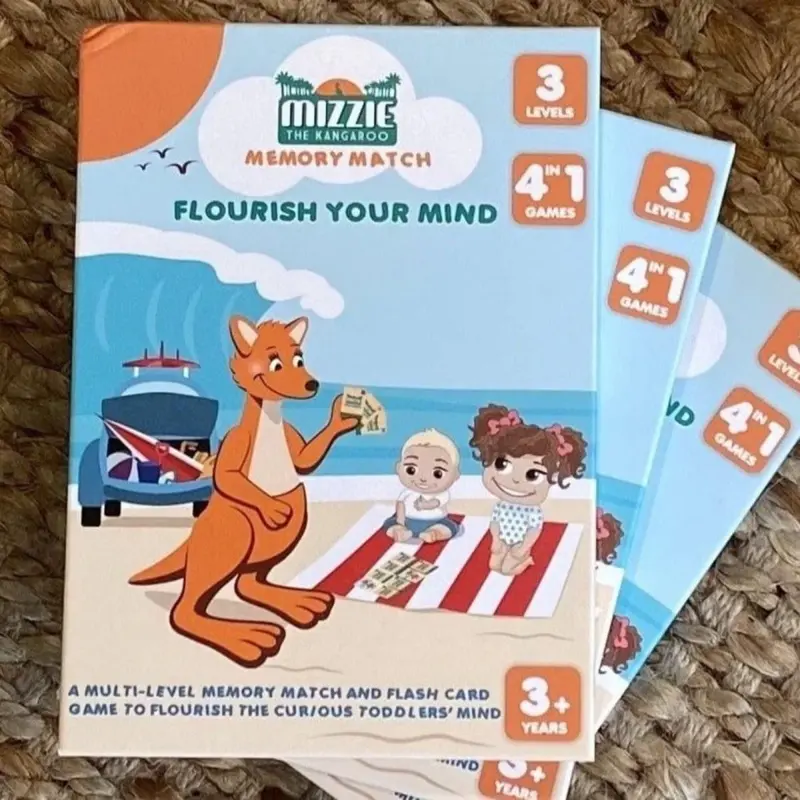Mizzie The Kangaroo Mizzie Memory Match Cards 1