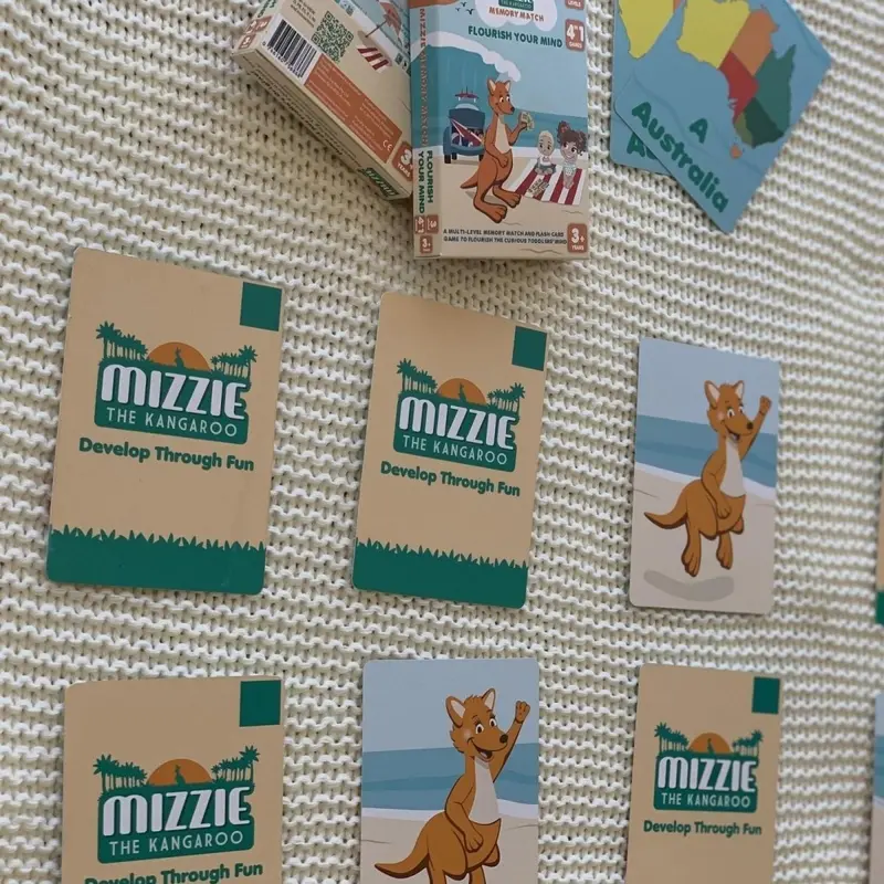 Mizzie The Kangaroo Mizzie Memory Match Cards 2
