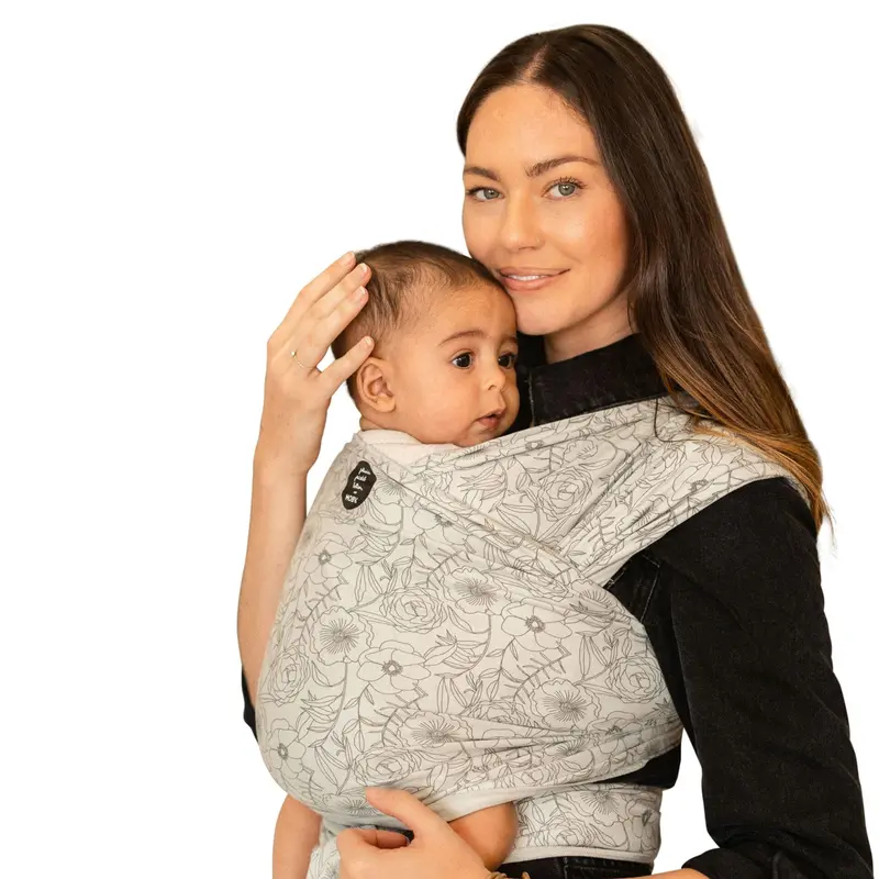 Moby Classic Wrap By Petunia In Seaside Poppies 1