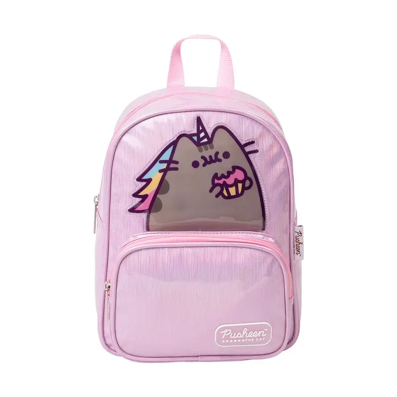 Mochila Con Diseño De Pusheen, Color Morado 1