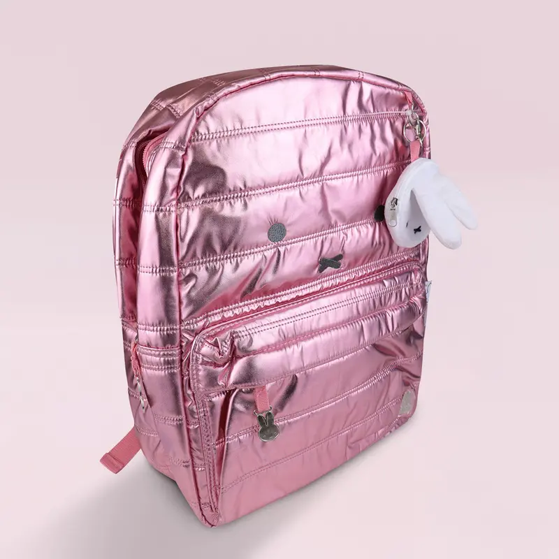 Mochila De Conejito Rosa Para Niñas 2