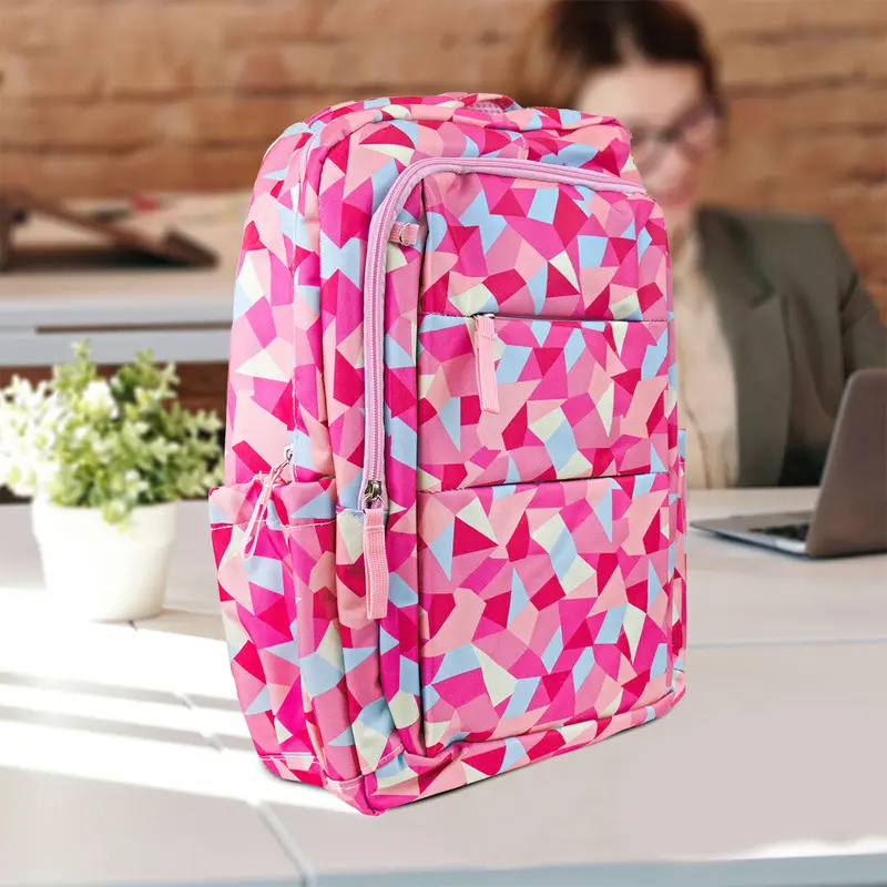 Mochila De Figuras Color Rosa/Azul 1